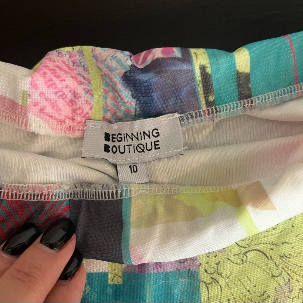 Beginning Boutique Multicolor Abstract Two-Piece Set - Picture 8 of 11